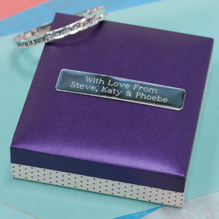 Believe in Yourself Bangle in Personalised Box product image
