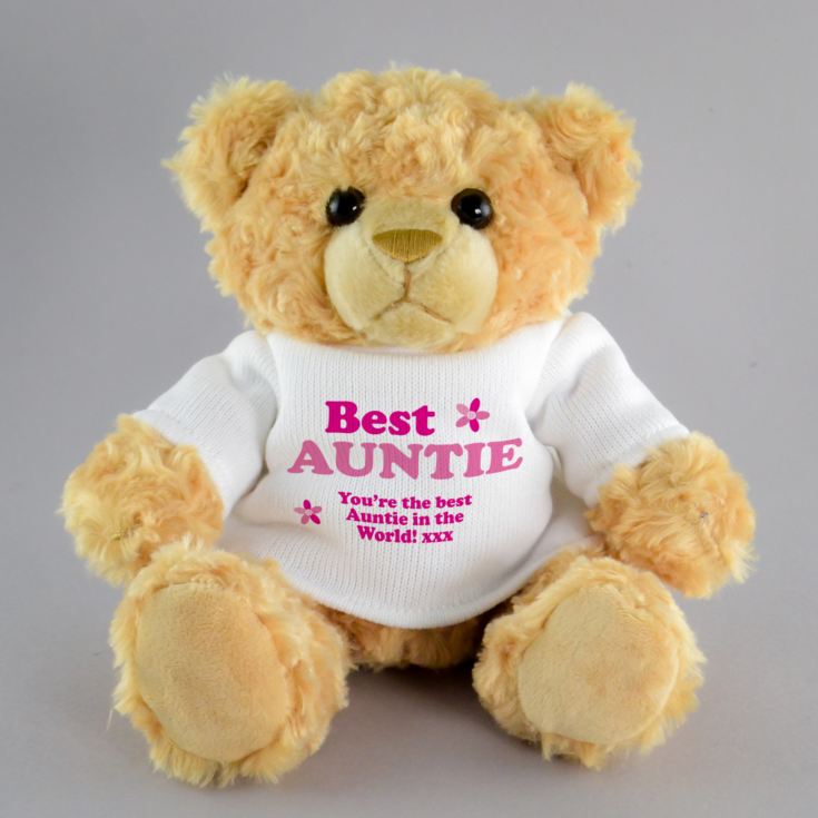 Personalised Best Auntie Teddy Bear product image