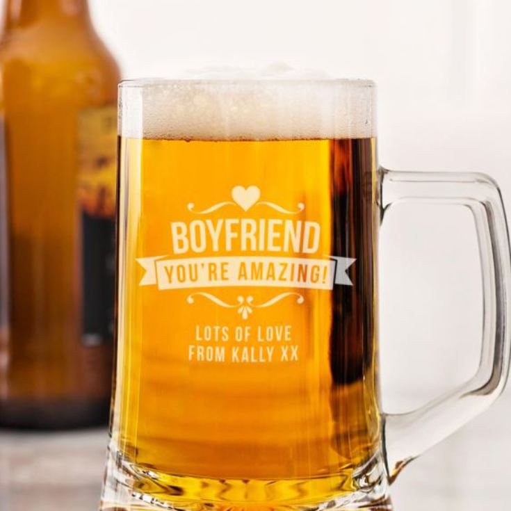 Personalised Number 1 Boyfriend TShirt The Gift Experience