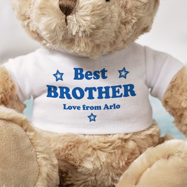 Personalised Best Brother Teddy Bear product image