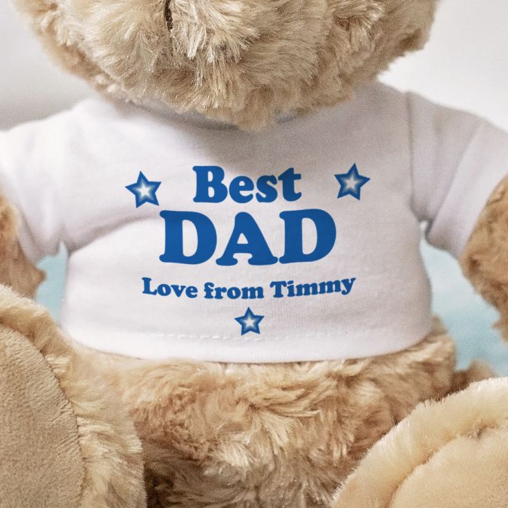 Personalised Best Dad/Daddy Teddy Bear product image