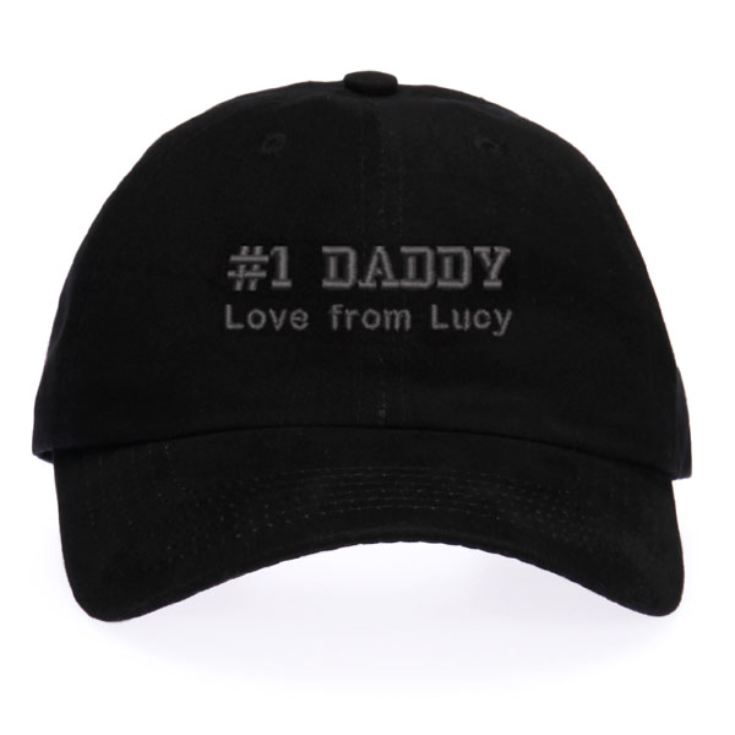 Personalised Embroidered Best Daddy Baseball Cap product image