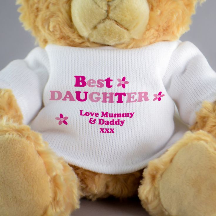 Personalised Best Daughter Teddy Bear product image