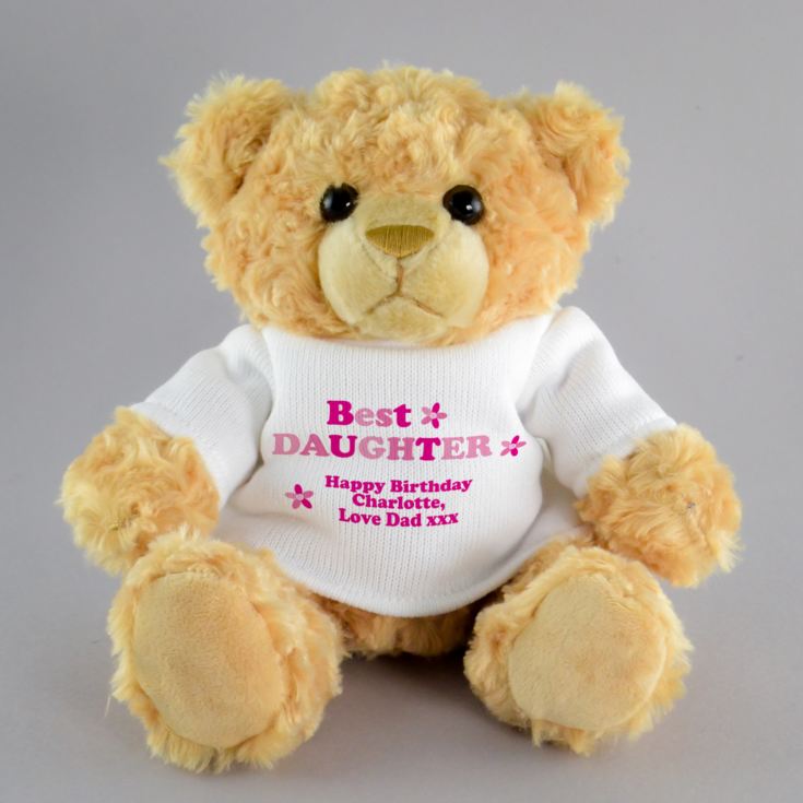 Personalised Best Daughter Teddy Bear product image