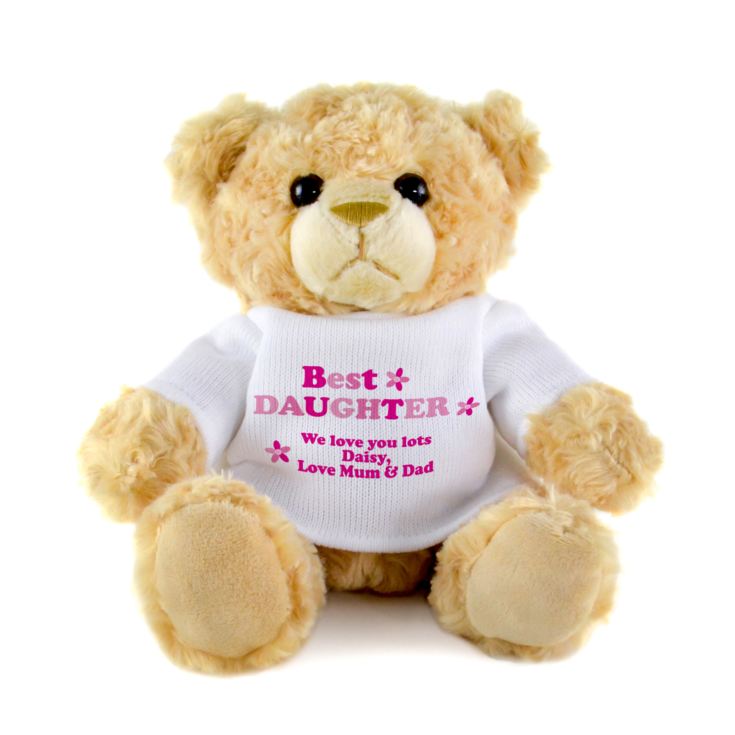 Personalised Best Daughter Teddy Bear product image