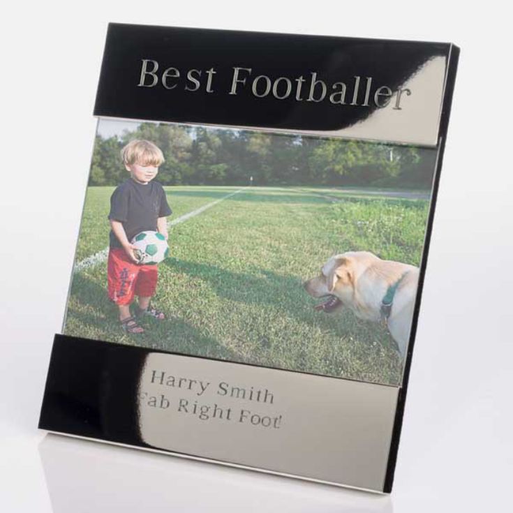 Engraved Best Footballer Photo Frame product image