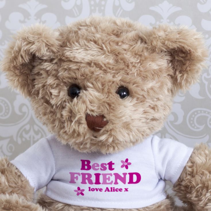 Personalised Best Friend Teddy Bear | The Gift Experience