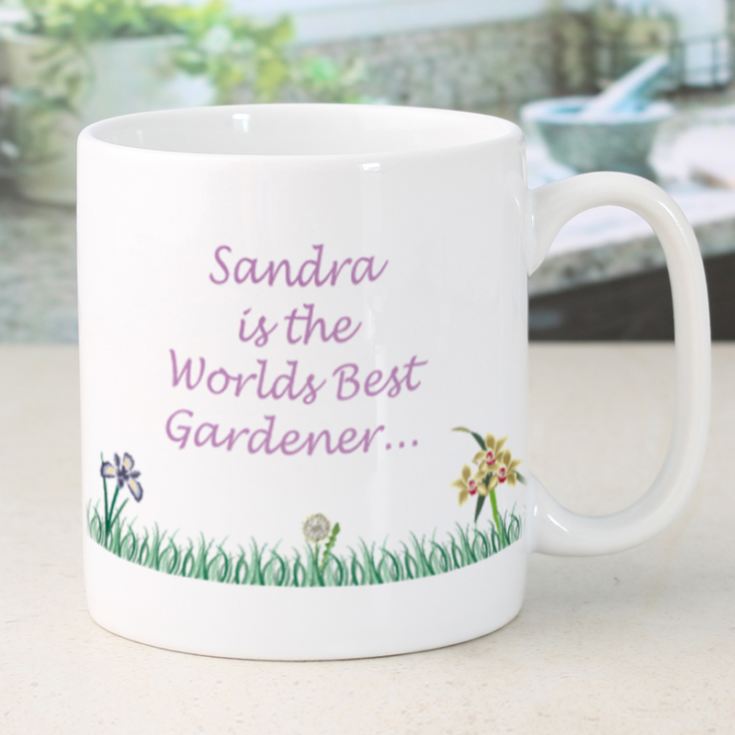 Personalised Best Gardener Mug product image