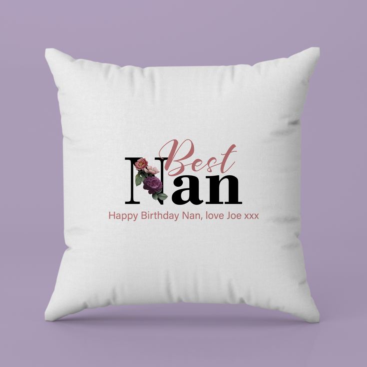 Personalised Best Grandma Cushion product image