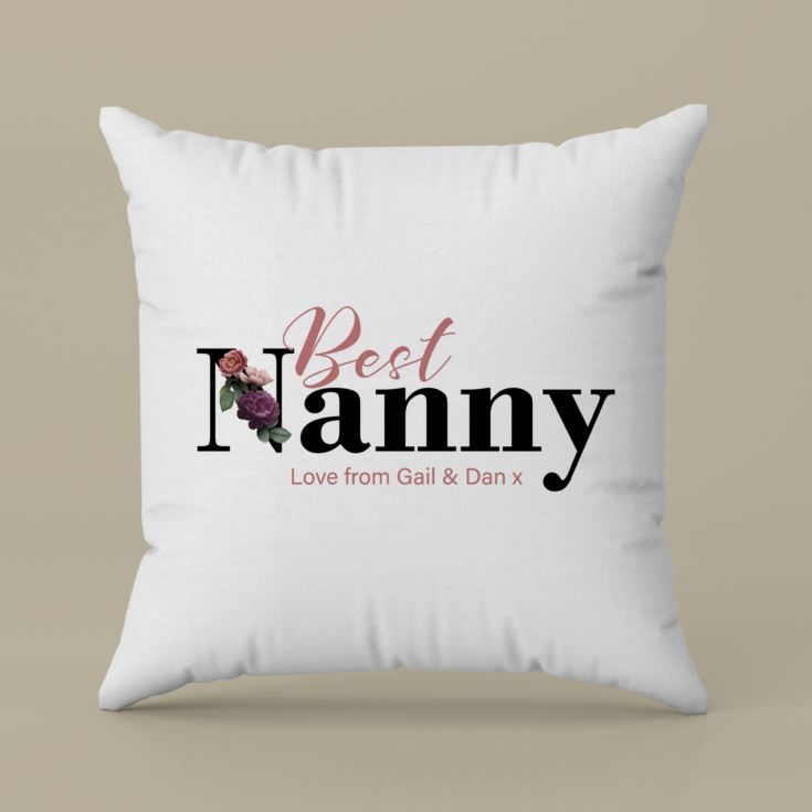 Personalised Best Grandma Cushion product image