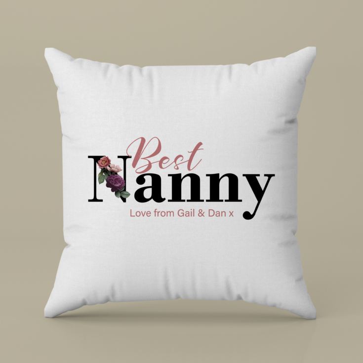 Personalised Best Grandma Cushion product image