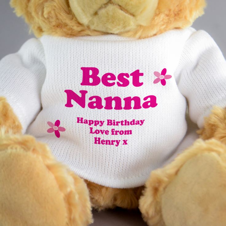 Personalised Best Grandma Teddy Bear product image