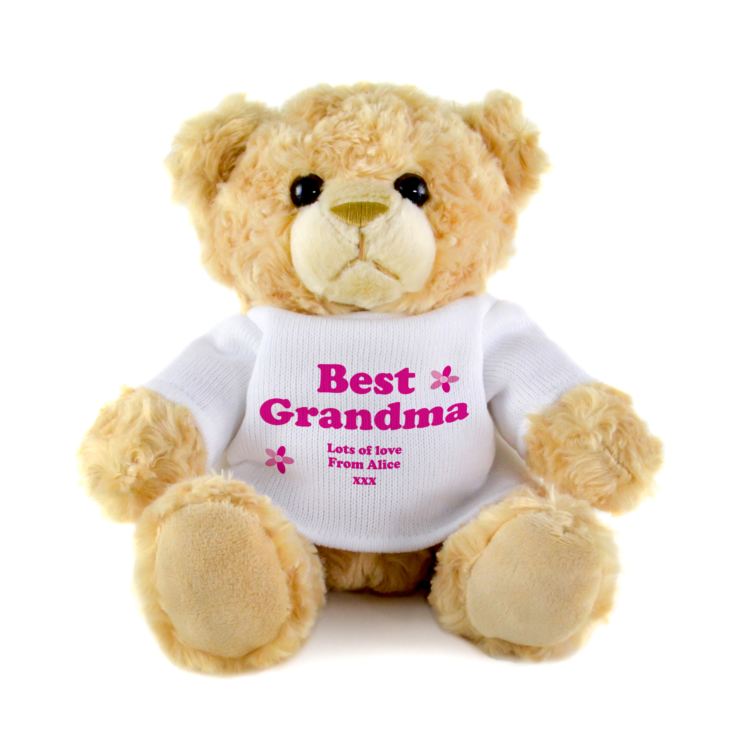 Personalised Best Grandma Teddy Bear product image