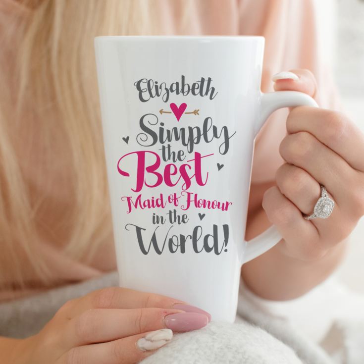 Personalised Maid Of Honour Latte Mug product image