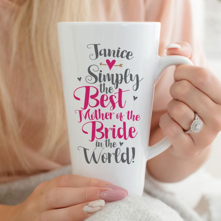 Personalised Mother Of The Bride Latte Mug product image