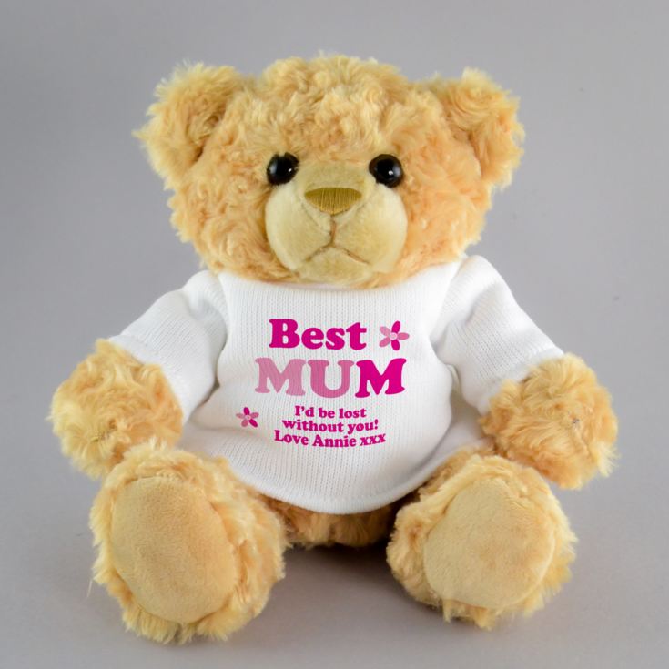 Personalised Best Mum/Mummy Teddy Bear product image