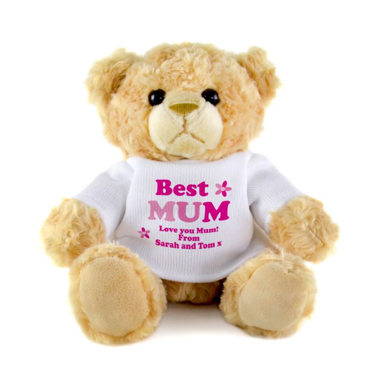 Personalised Best Mum/Mummy Teddy Bear product image