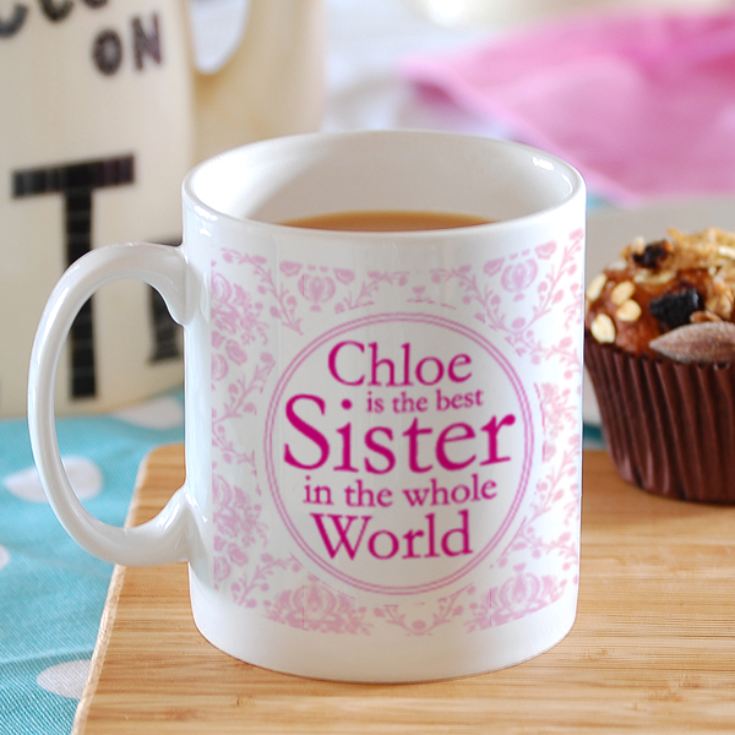 Best Sister in the World Personalised Mug product image