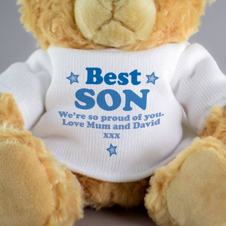 Personalised Best Son Teddy Bear product image