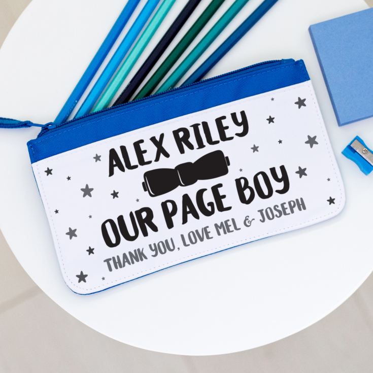 Personalised Page Boy Pencil Case product image