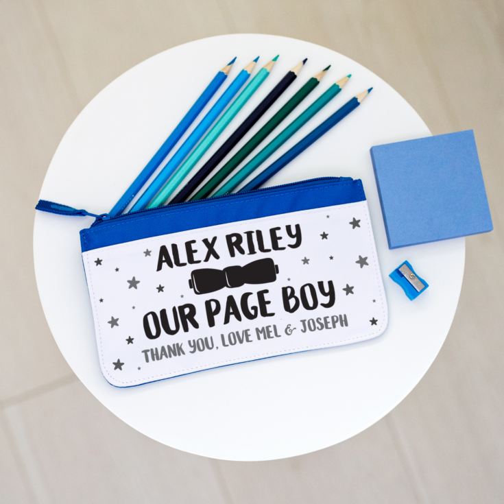 Personalised Page Boy Pencil Case product image