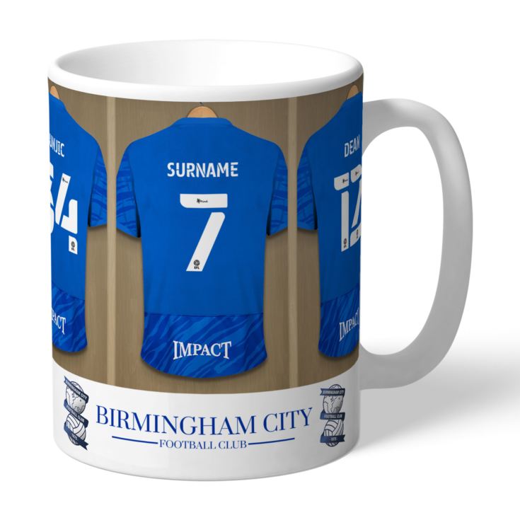 Personalised Birmingham City Dressing Room Mug  The Gift Experience