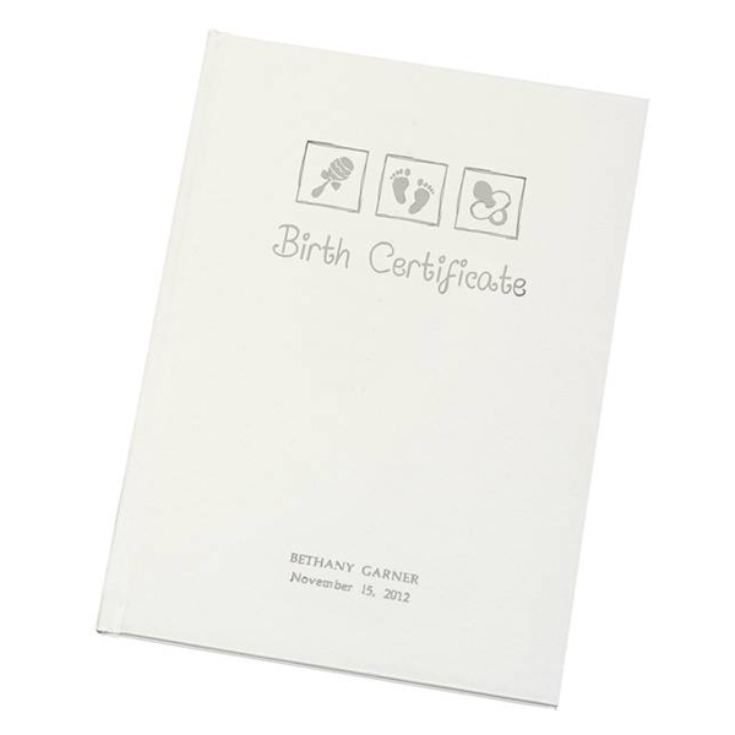 Personalised Birth Certificate Holder product image