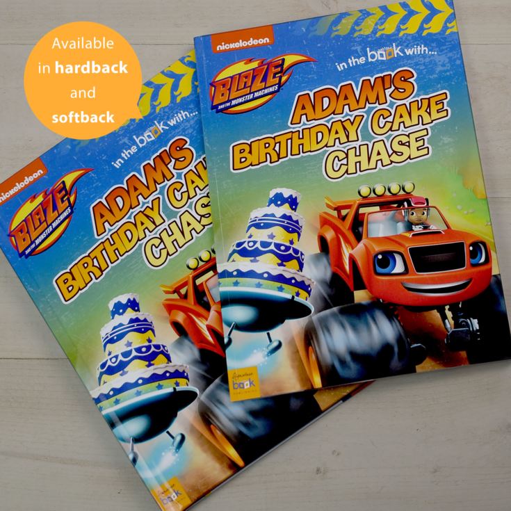 Personalised Blaze and The Monster Machines Birthday Book product image