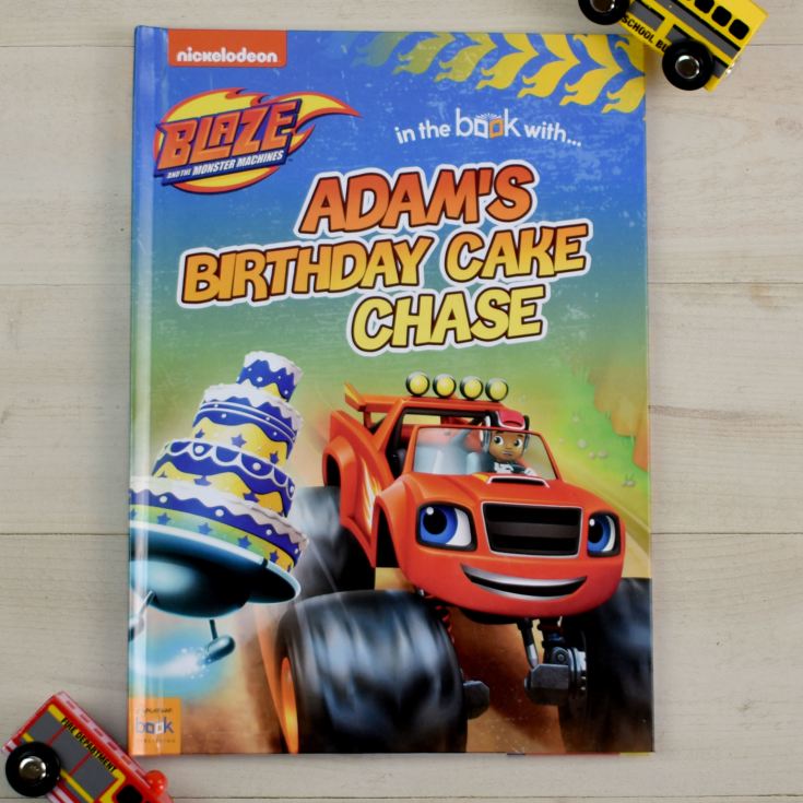 Personalised Blaze and The Monster Machines Birthday Book product image