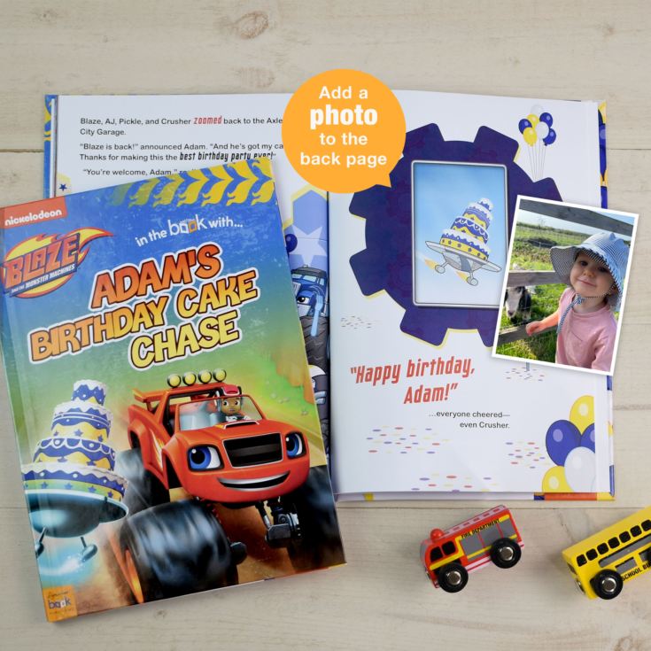 Personalised Blaze and The Monster Machines Birthday Book product image