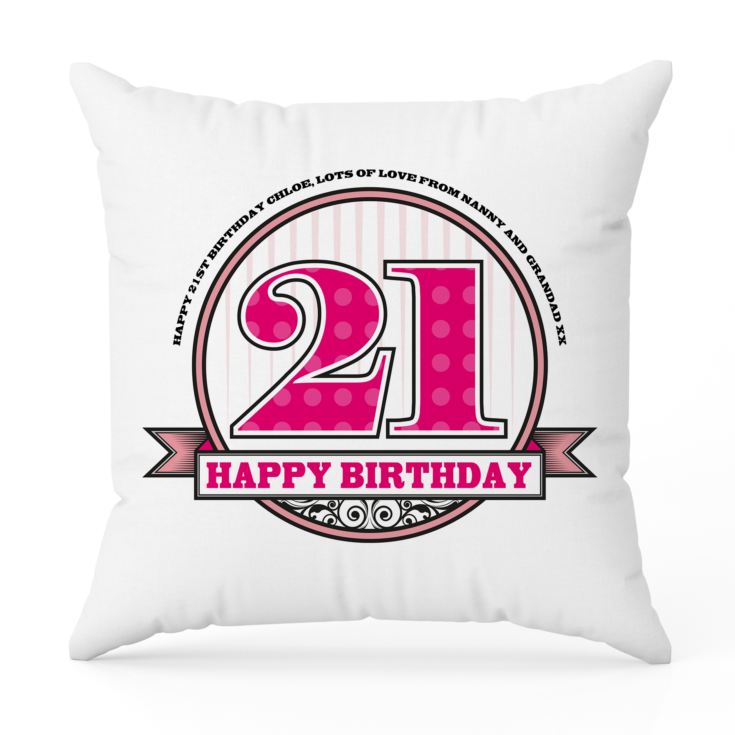 Personalised Birthday Cushion product image