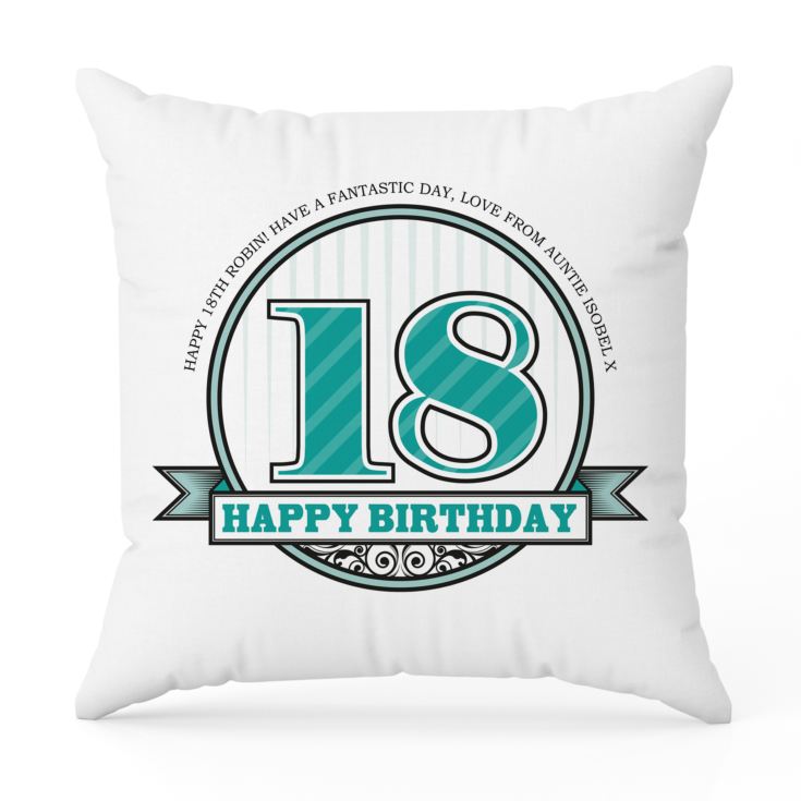 Personalised Birthday Cushion product image