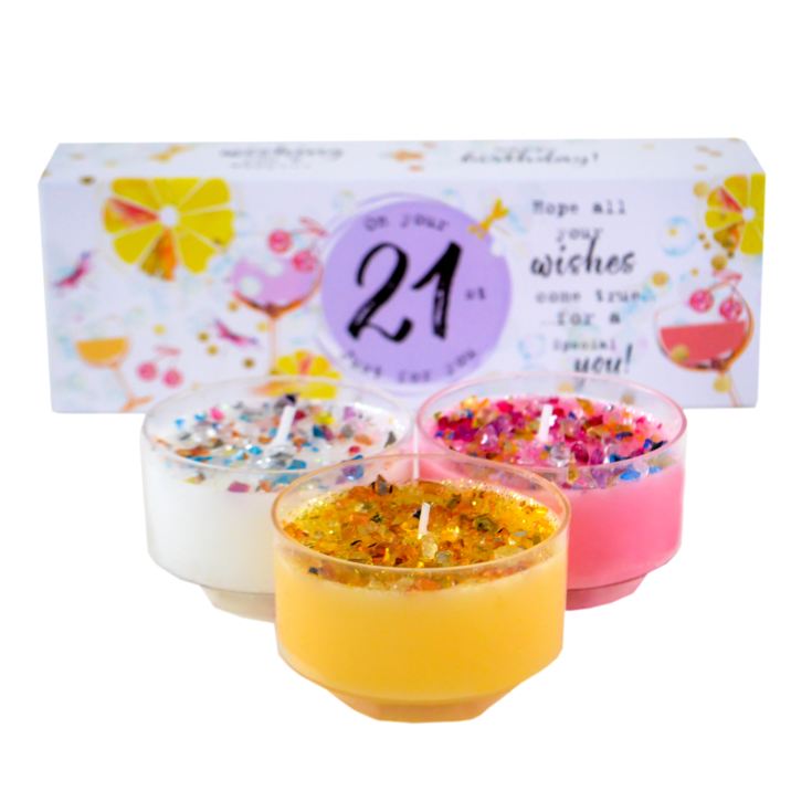 Age 21 Luxury Scented Tealight Candles Gift Set product image