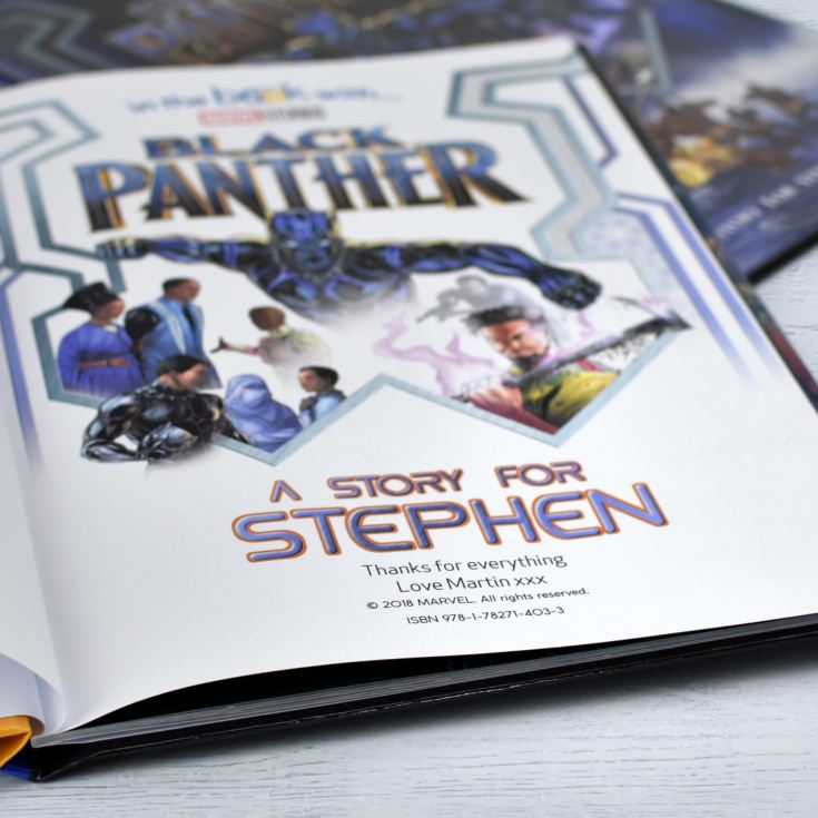 Black Panther Personalised Marvel Story Book product image