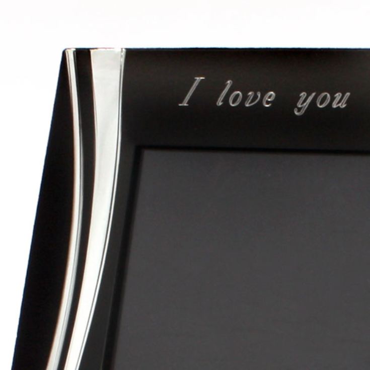 Personalised Black Swirl Frame product image