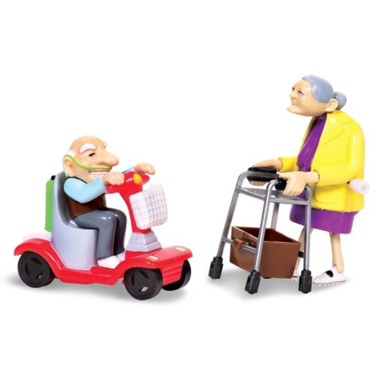 Racing Granny and Grandad Wind Up Toys product image