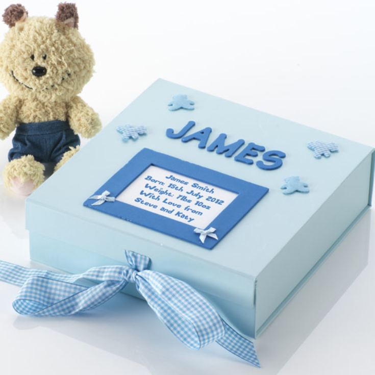 Handmade Personalised Baby Memory Box product image