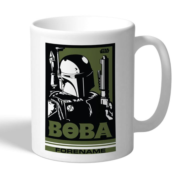 Personalised Star Wars Boba Pop Art Mug product image