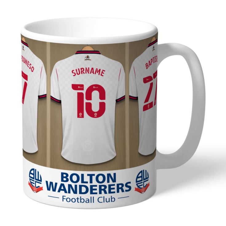 Personalised Bolton Wanderers FC Dressing Room Mug product image