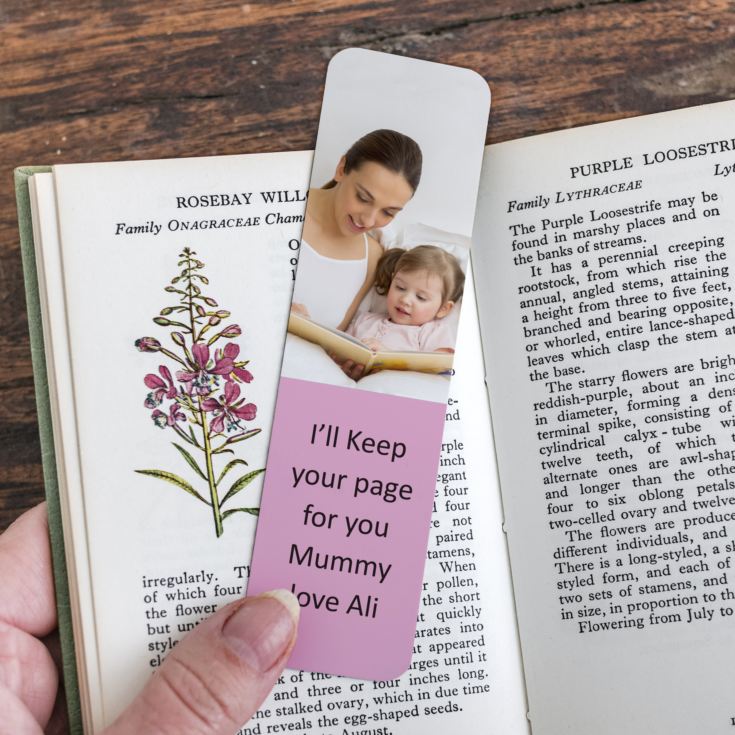 Personalised Photo Bookmark product image