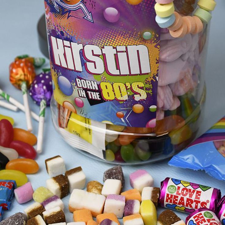 Born In The 80's - Retro Sweet Jar product image