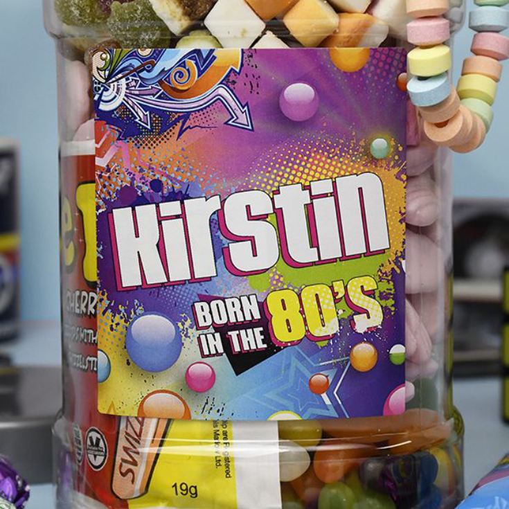 Born In The 80's - Retro Sweet Jar product image