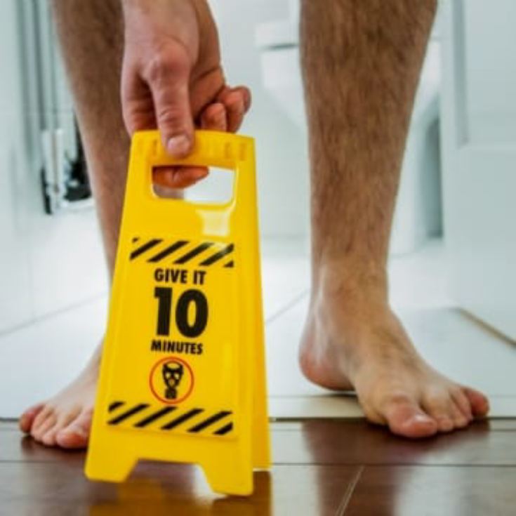 Funny Warning Sign - Satisfying Poo product image