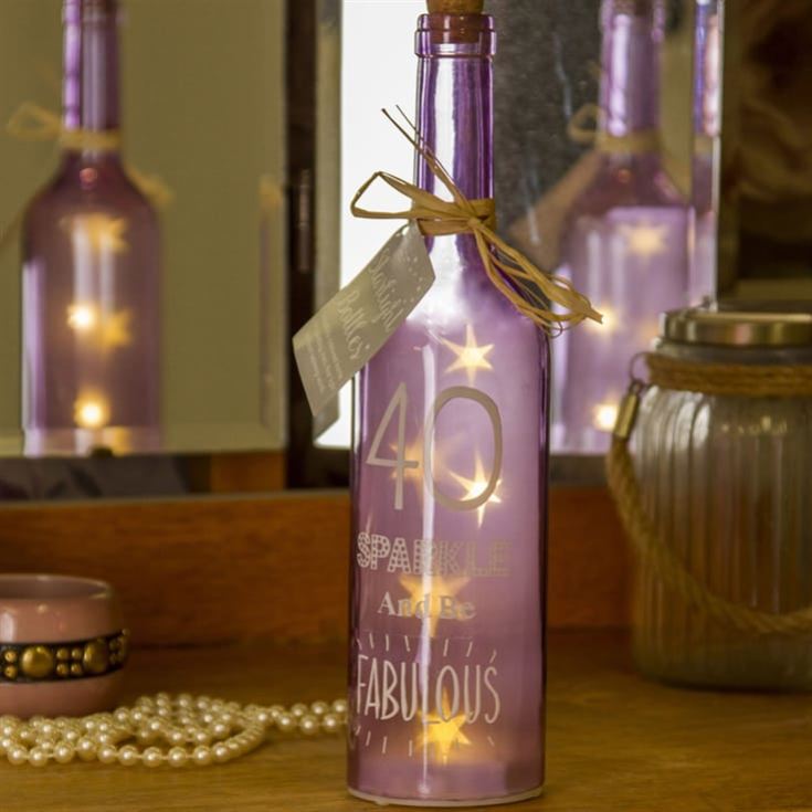 40th Birthday Starlight Bottle product image