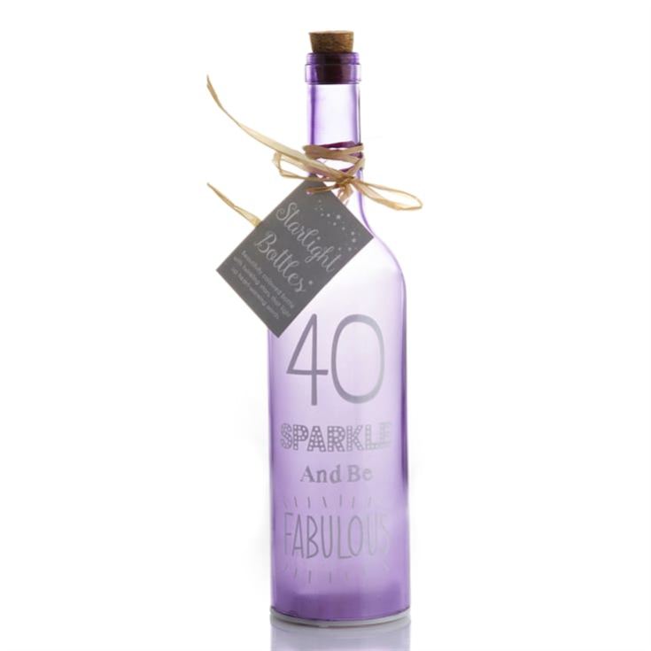40th Birthday Starlight Bottle product image