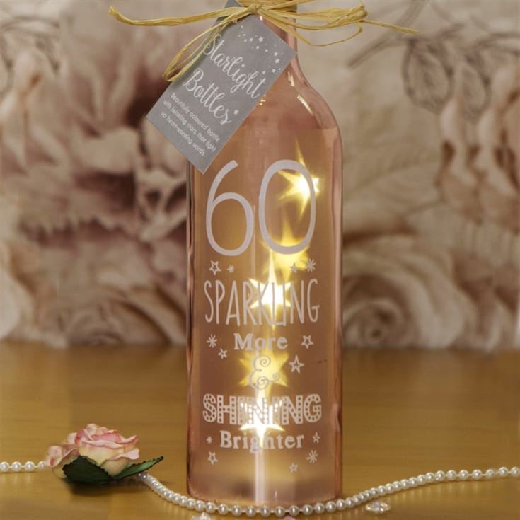 60th Birthday Starlight Bottle product image