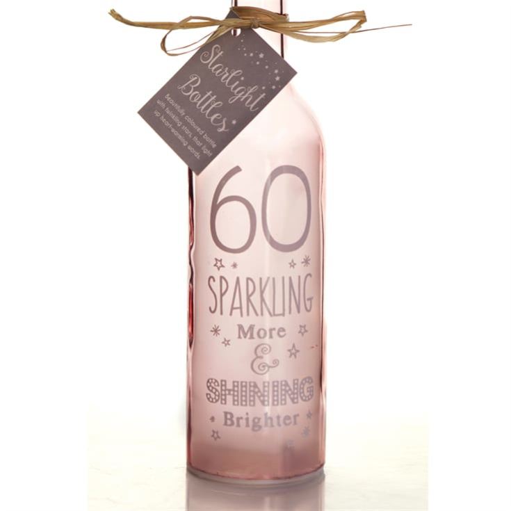 60th Birthday Starlight Bottle product image