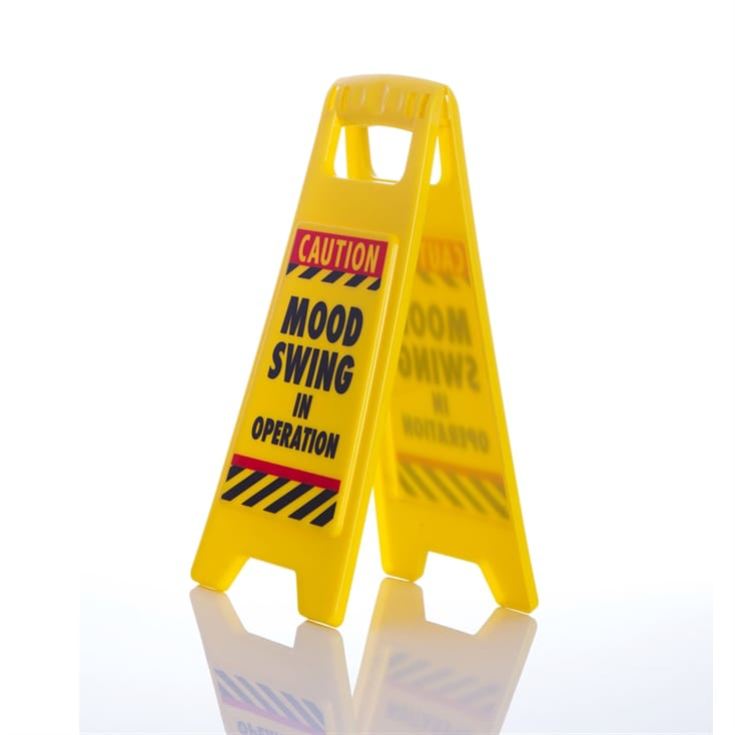 Mood Swing Desk Warning Sign product image