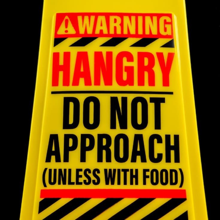Hangry Desk Warning Sign product image