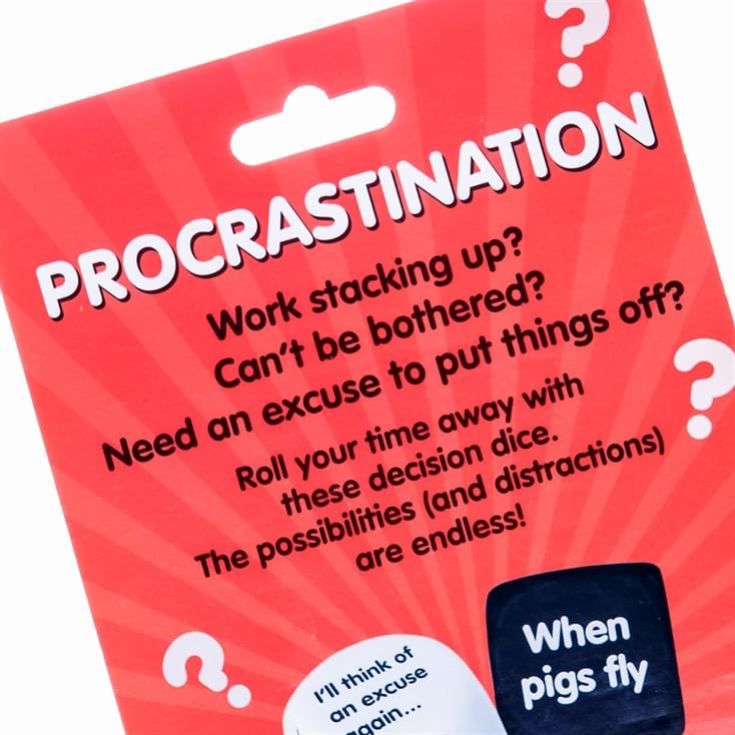 Procrastination Dice product image